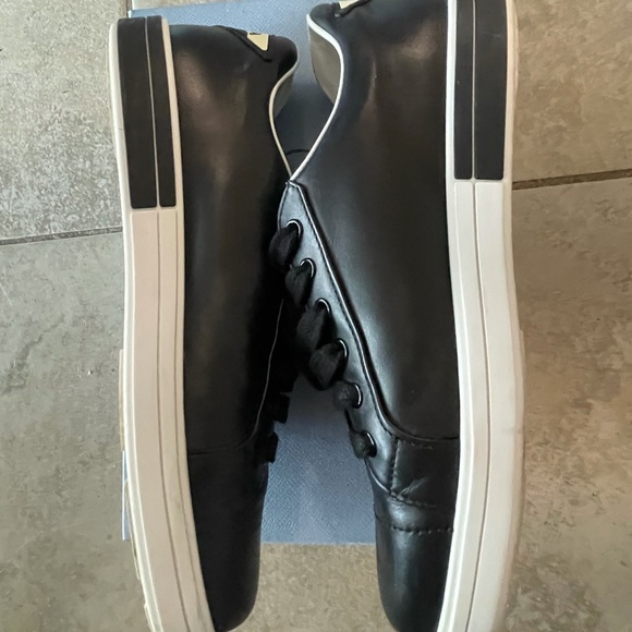 Prada Black and White Women's Sneakers - Picture 2 of 8